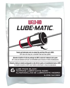Weld-Aid Lube-Matic Lube Pads Black