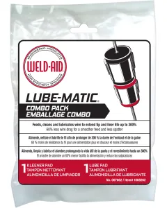 Weld-Aid Lube-Matic Red Cleaning/Blk Pre-Treated Lube Pad