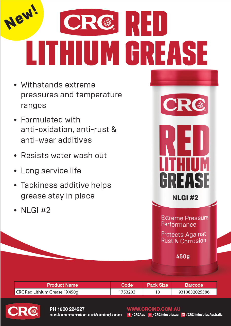 Red Lithium Grease Cartridge